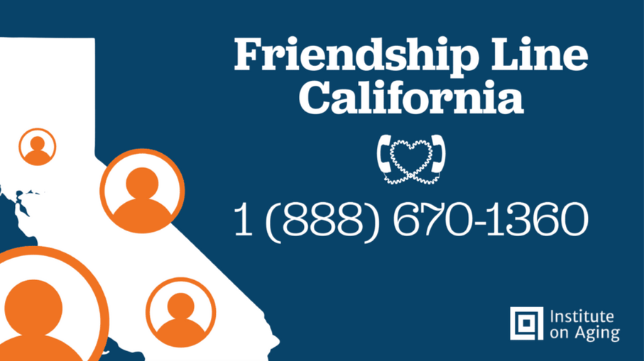 Loneliness, grief, and depression don’t keep business hours – and neither do we. Founded more than 50 years ago, Institute on Aging’s Friendship Line is the nation’s only accredited 24-hour toll-free emotional support line for older adults, seniors...